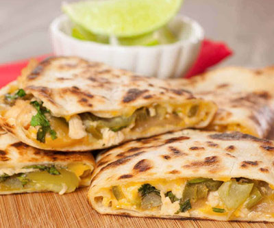 Naan Chicken Quesadilla